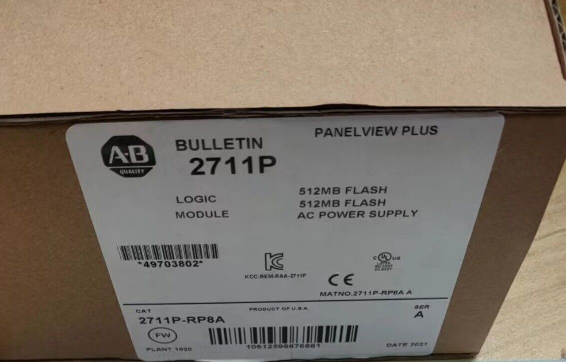 Allen-Bradley 2711P-RP8A HMI PanelView Plus 6 Logic Module US Stock 2711PRP8A Allen-Bradley Does not apply