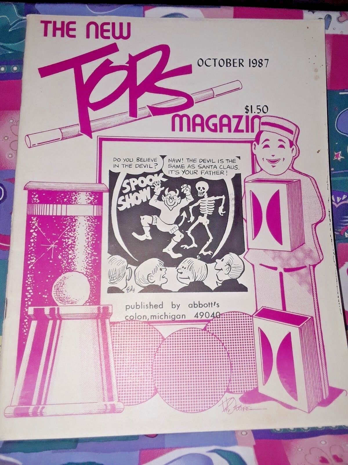 4 VINTAGE MAGIC THE NEW TOPS MAGAZINE PUBLISHED BY abbott's 1986-87-88-92 Без бренда - фотография #4