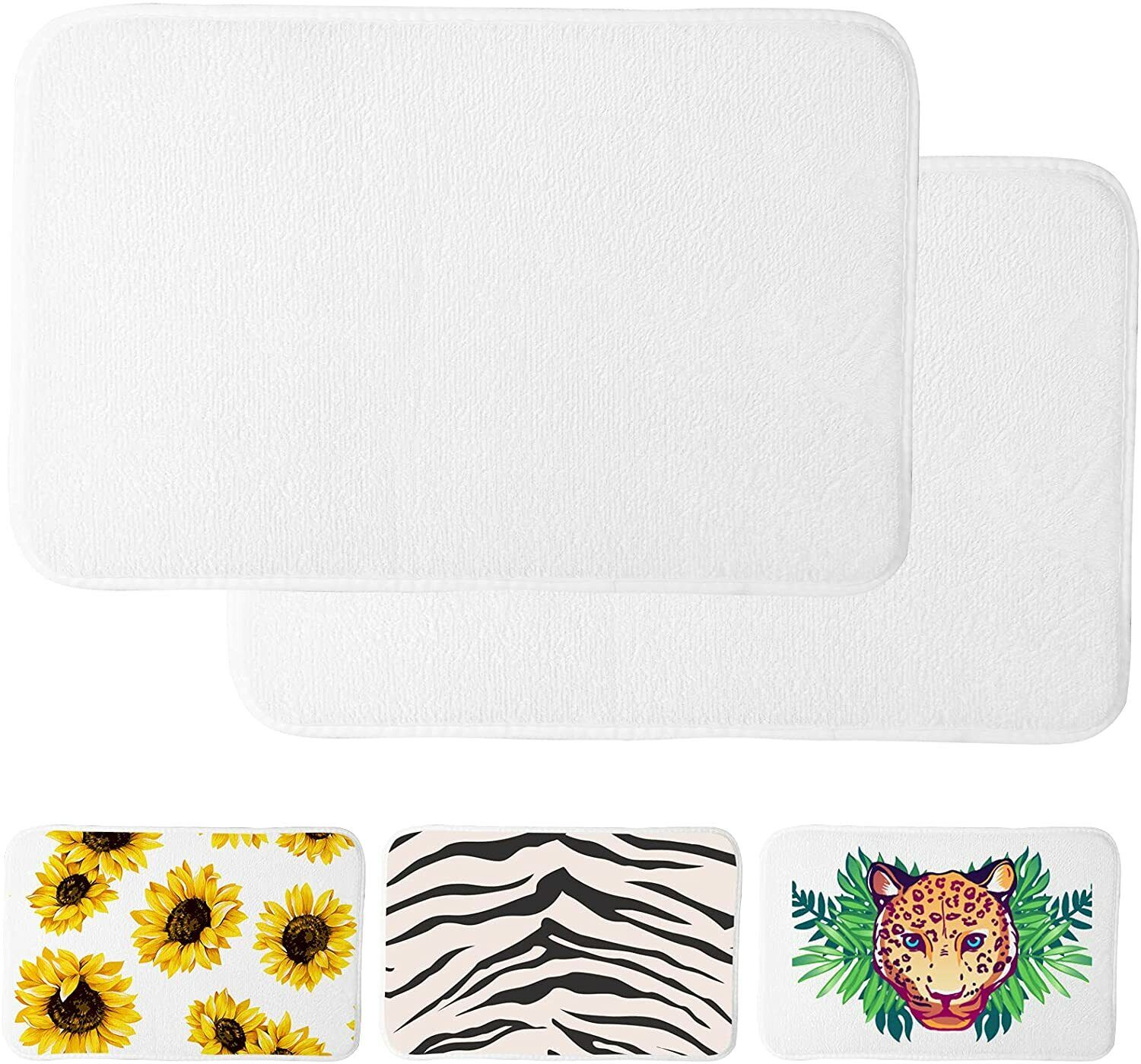 Bundle 10 Pack Sublimation Blanks Door Mat 15.7in x 23.6in for Transfer Printing QOMOLANGMA - фотография #5