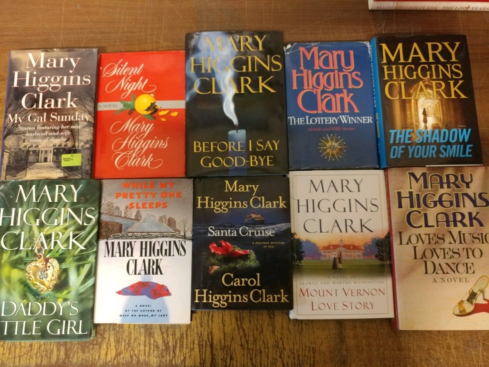 Lot of 10 Mary Higgins Clark Mystery Suspense Thriller Novel Hardcover Books MIX Без бренда - фотография #4