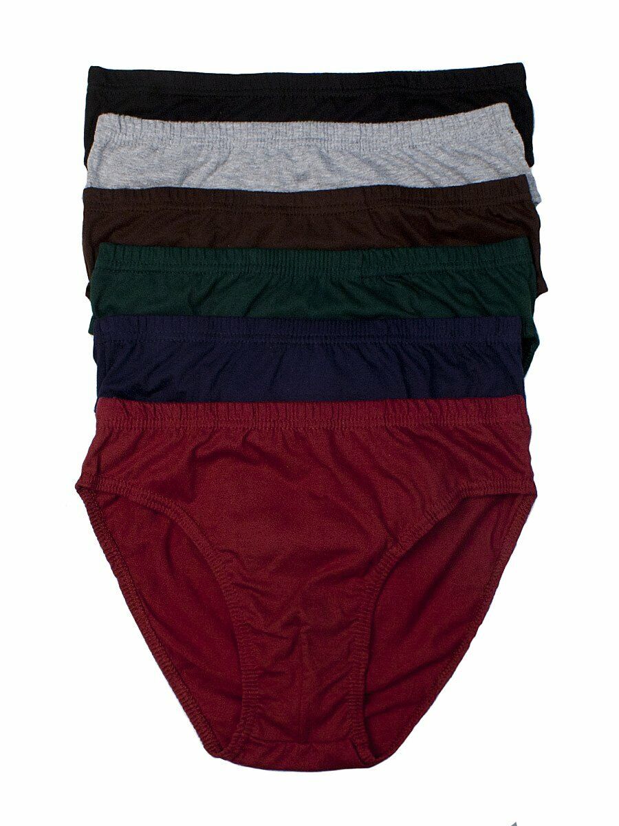 3 Pack Mens Bikinis Briefs Underwear 100% Cotton Plain Knocker Size Medium 32-34 Knocker - фотография #7