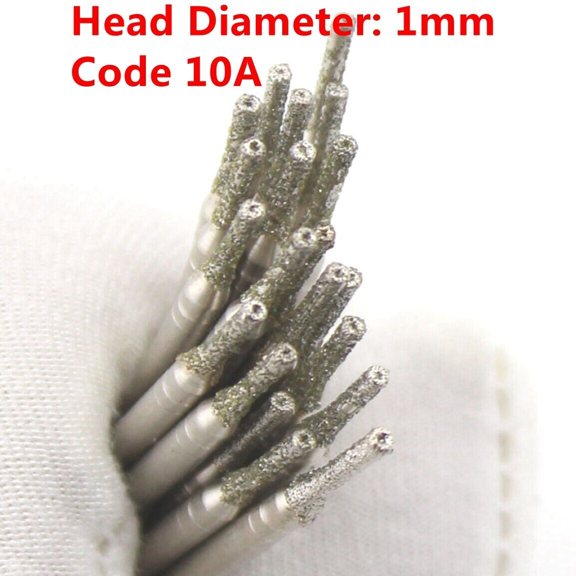 60Pcs 0.4-1.5mm Diamond Drill Bits Set Drilling Jewelry Lapidary Tools For Stone JINGLING - фотография #7