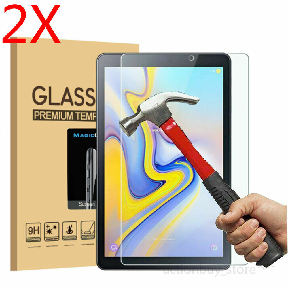 US 2X Samsung Galaxy Tab A 8.0 2018 T387 Tablet Tempered Glass Screen Protector Unbranded Does Not Apply