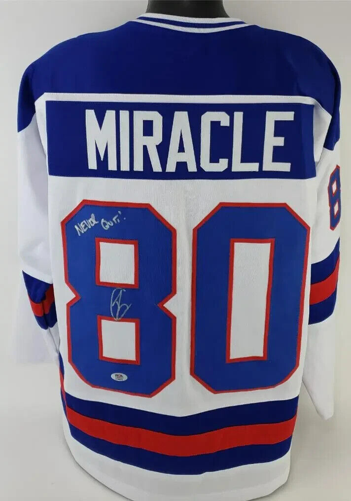 Robert O’Neill Signed 1980 Team USA ‘Miracle’ Hockey Jersey "Never Quit" (PSA) Без бренда - фотография #2