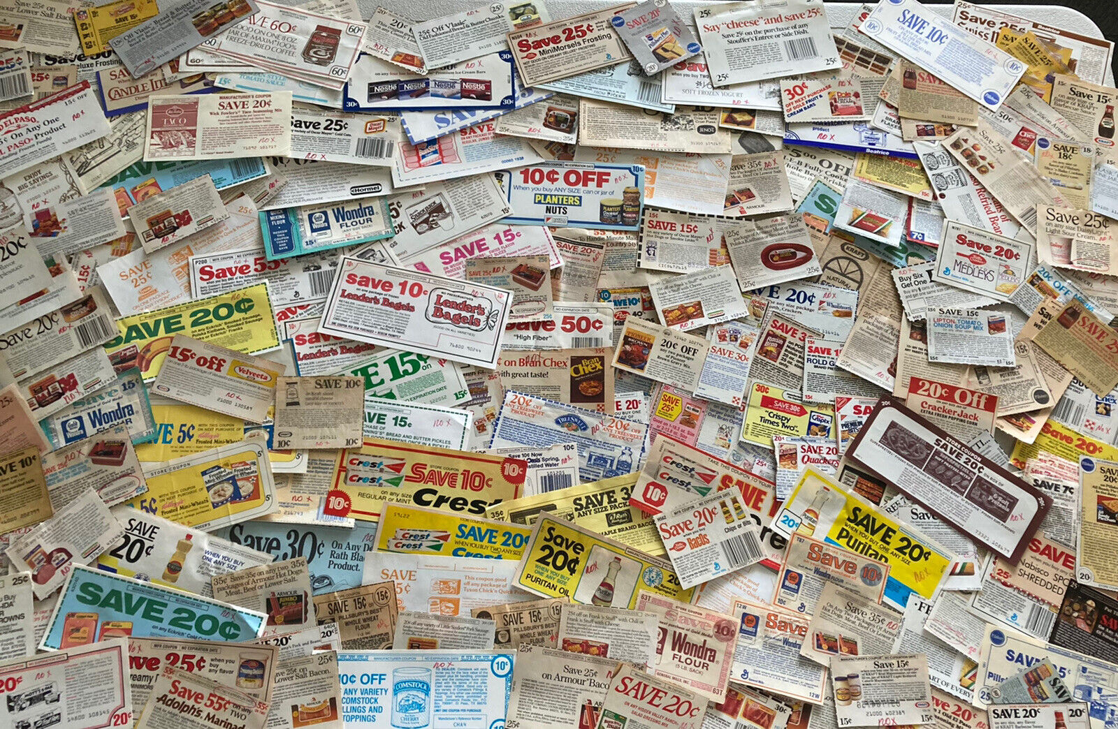 Vintage Lot No Expiration Date Grocery Manufacturer Coupons 300+ 1980's Ephemera Assorted