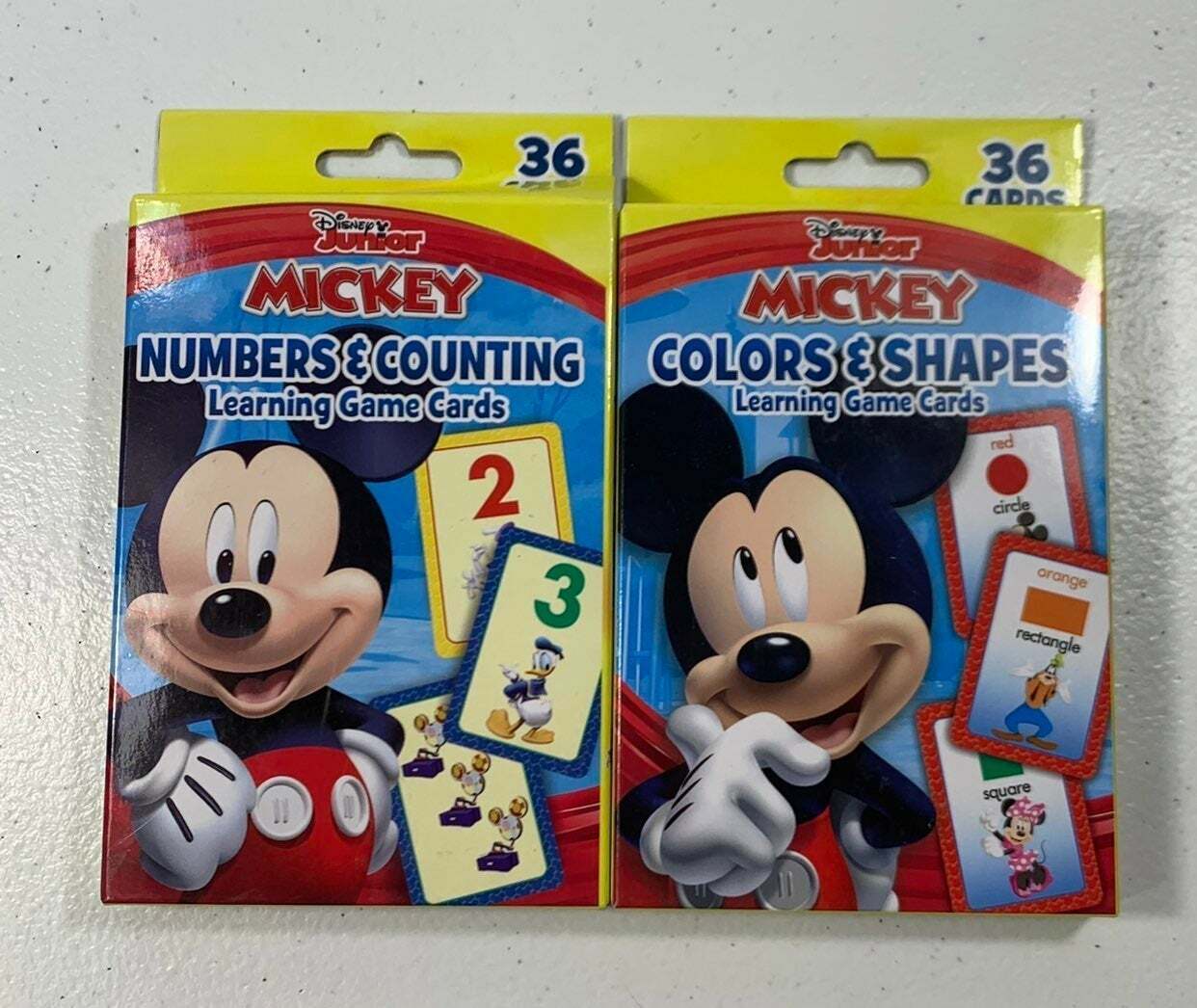 DISNEY MICKEY GAME LEARNING CARDS AUTISM SPECIAL NEEDS NUMBERS COLORS SHAPES KID Bendon DISNEY MICKEY MOUSE