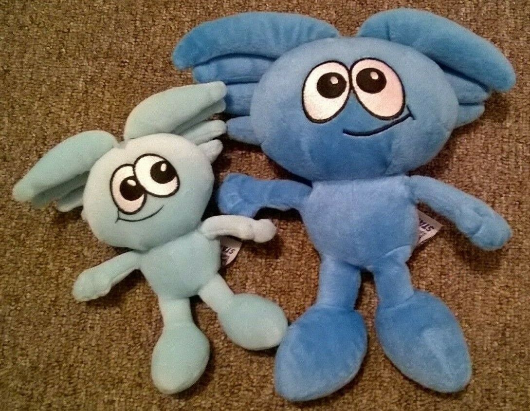 Kooties Star Plush Groovy & Cuddly Lot of 2 Blue Beanie Soft Toys Fineline 2001  Fineline Giant Star - фотография #3