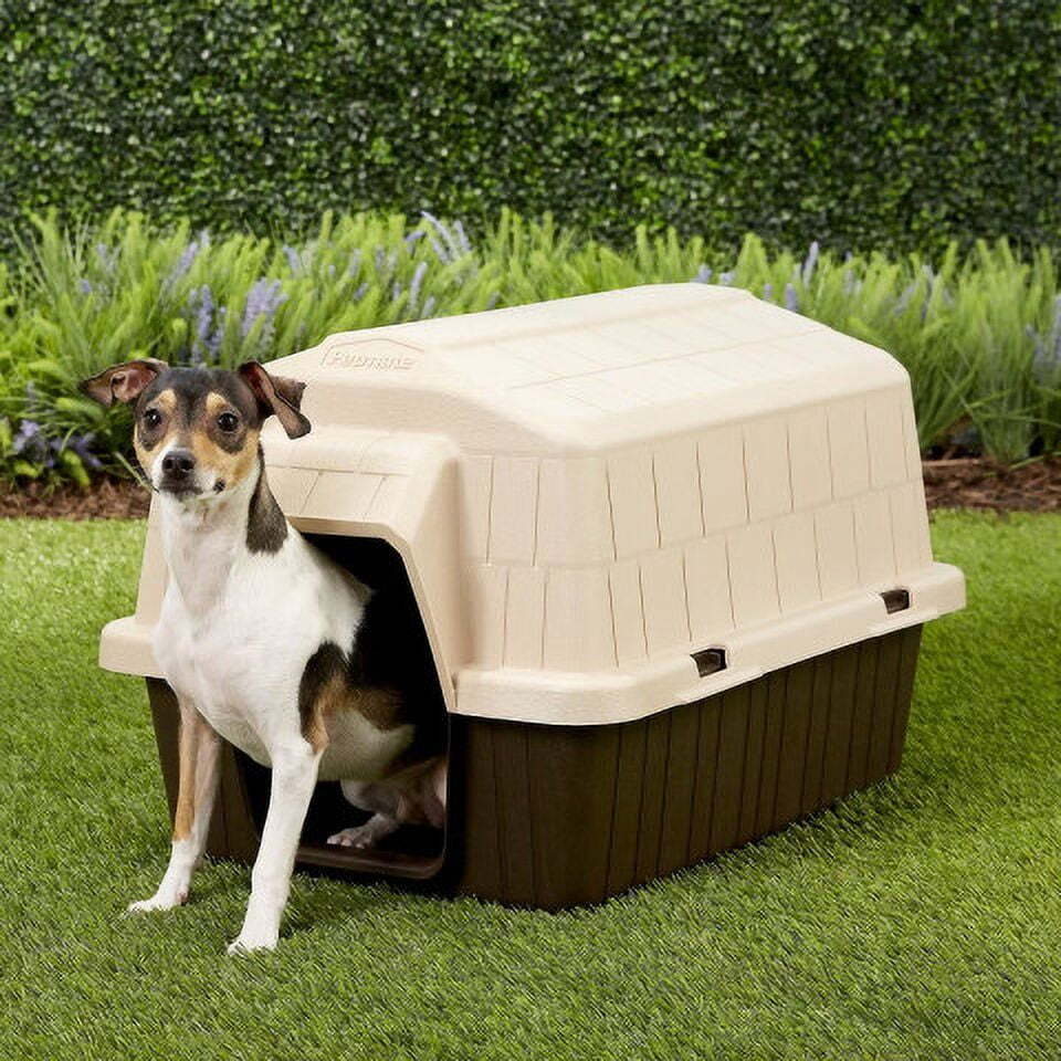 Petmate Aspen Pet Barnhome III Plastic Outdoor Dog House for XS Pets, Up to 15  Unbranded - фотография #2