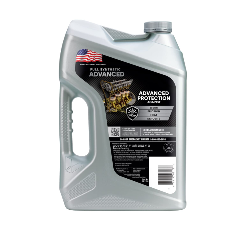 Advanced Full Synthetic SAE 0W-20 Motor Oil 5 QT Does not apply Does not apply - фотография #2