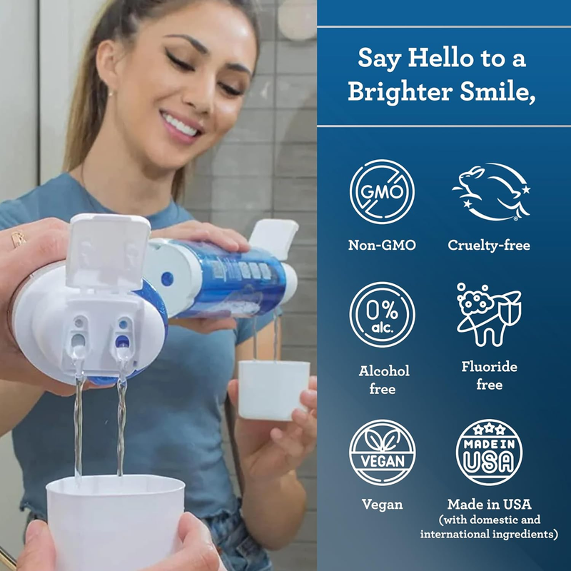 Dual Barrel Oxyburst Whitening Mouthwash - Contains Hydrogen Peroxide to Promote Does not apply - фотография #7