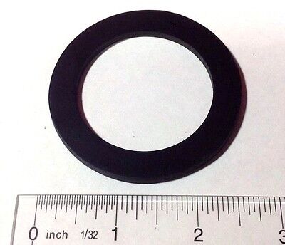 1 PAIR, 2" ROUND EPDM Rubber Water Meter Coupling Gaskets, 1/8 thick washers Generic Does Not Apply - фотография #2