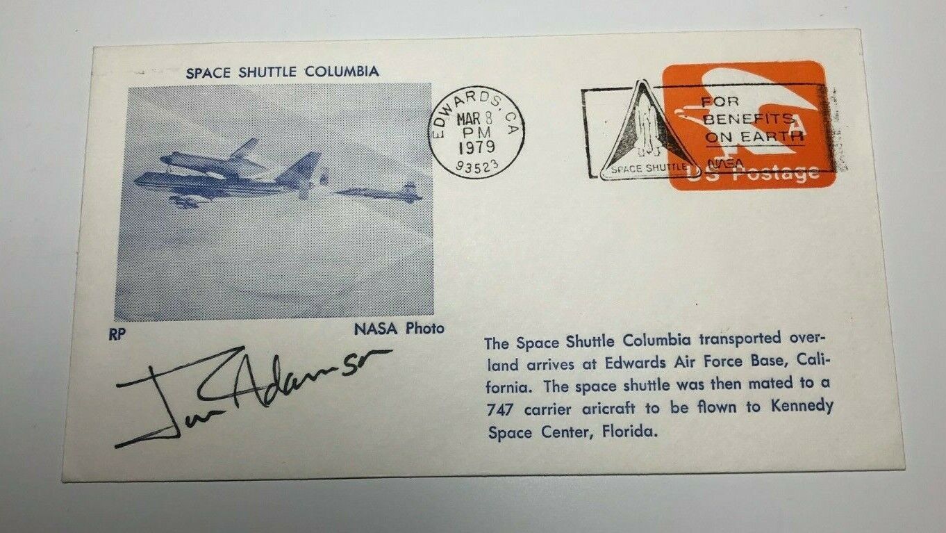 Jim Adamson NASA Astronaut, 3 Covers & RARE Autographed Letter GIVING ADVICE  Без бренда - фотография #10