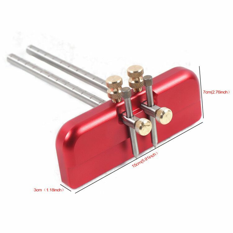  Aluminum Alloy Woodworking Marking Gauge Scriber Wood Scribe Carpenter Tool Unbranded Does Not Apply - фотография #9