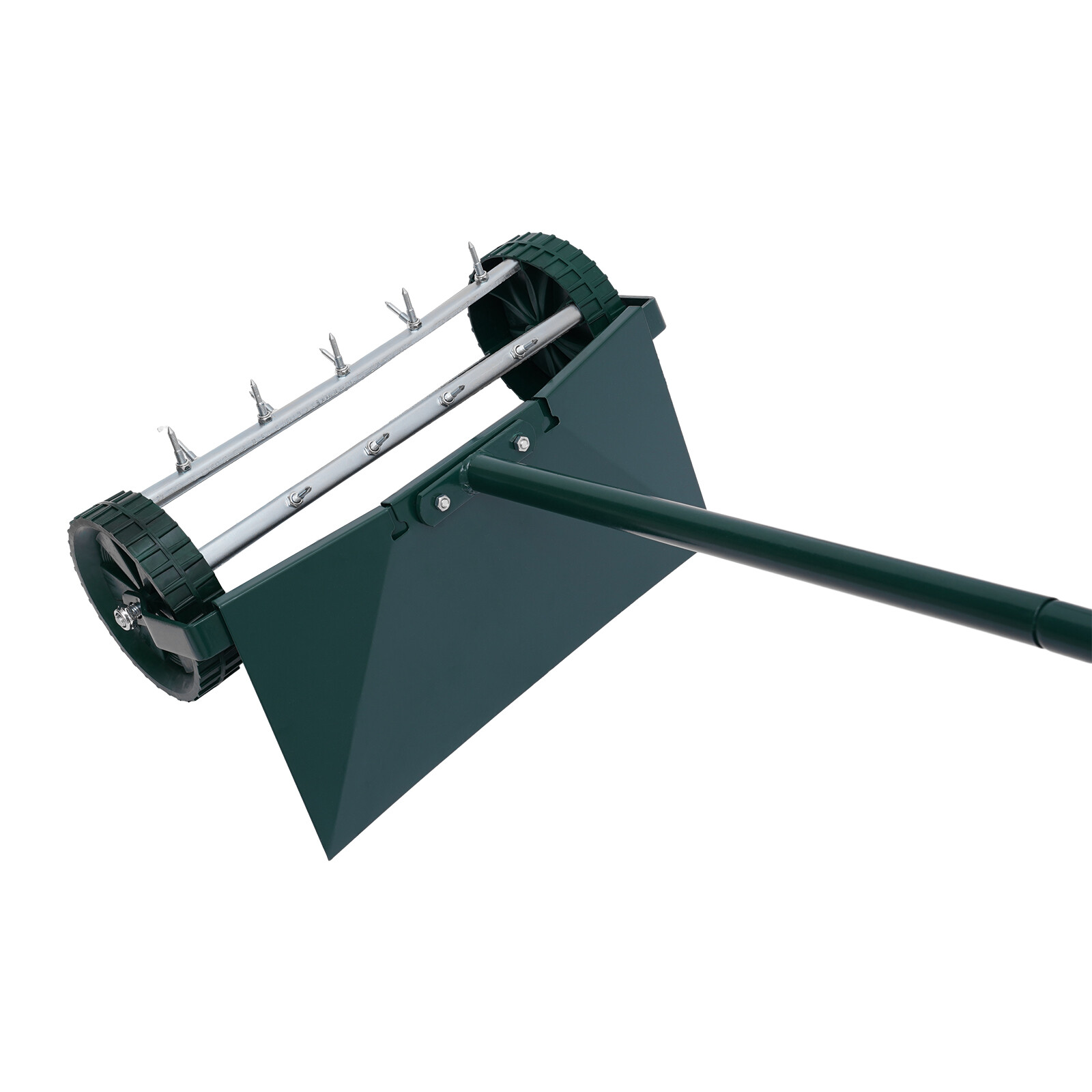 17" Rolling Lawn Aerator Garden Yard Rotary Push Tine Aerator Roller Spike  Unbranded N/A - фотография #10