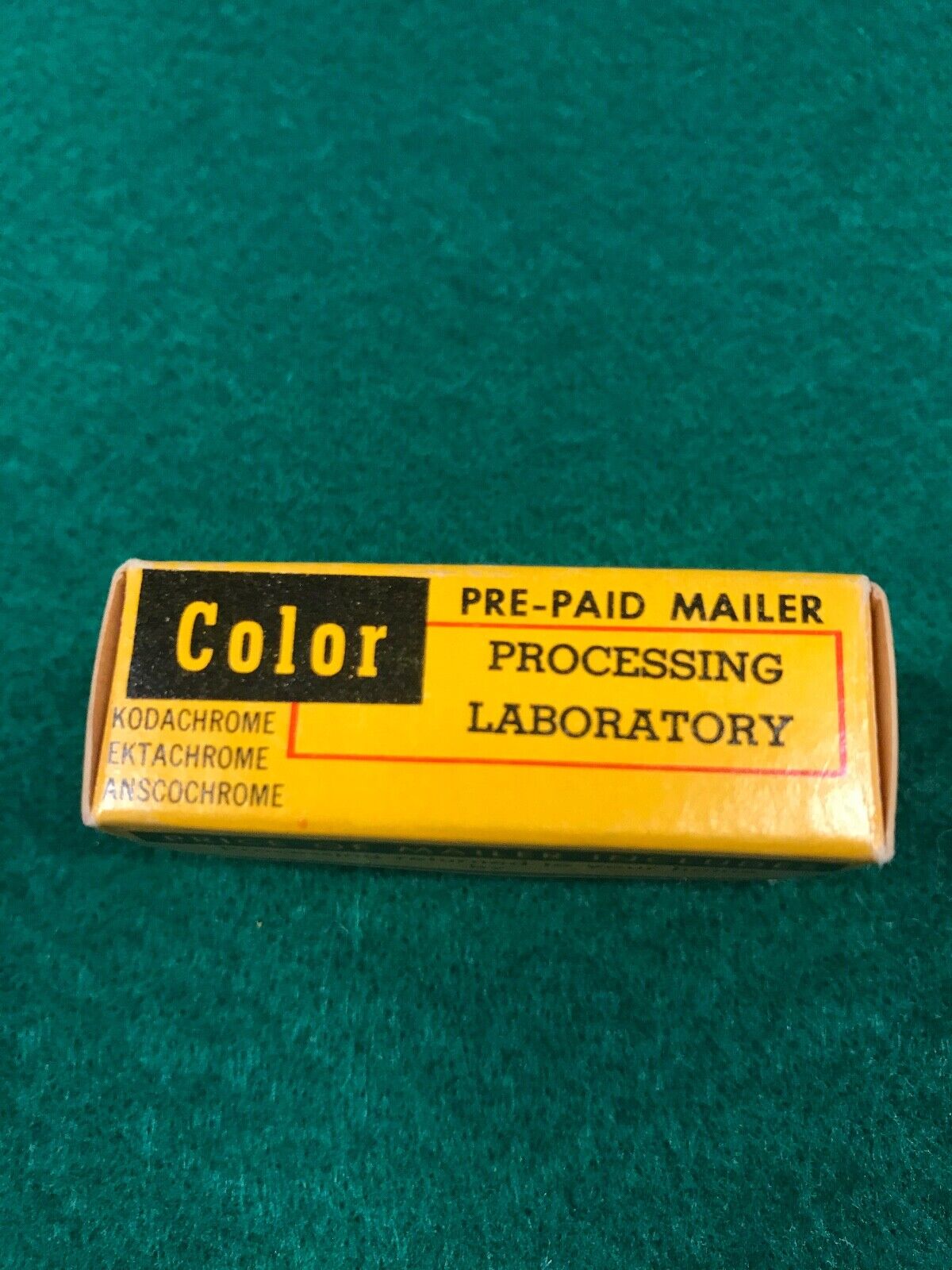 Vintage KODAK Film Prepaid Processing Mailer - 20 Exp. - Kodachrome and others Film Equipment Film Equipment - фотография #2