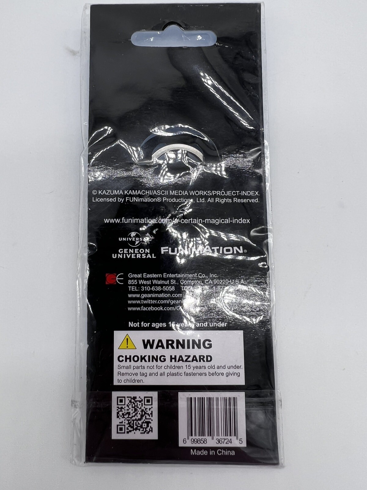 A Certain Magical Index II Metal Key Chain (Keychain) manga anime RARE charm New A certain Magical Index - фотография #4