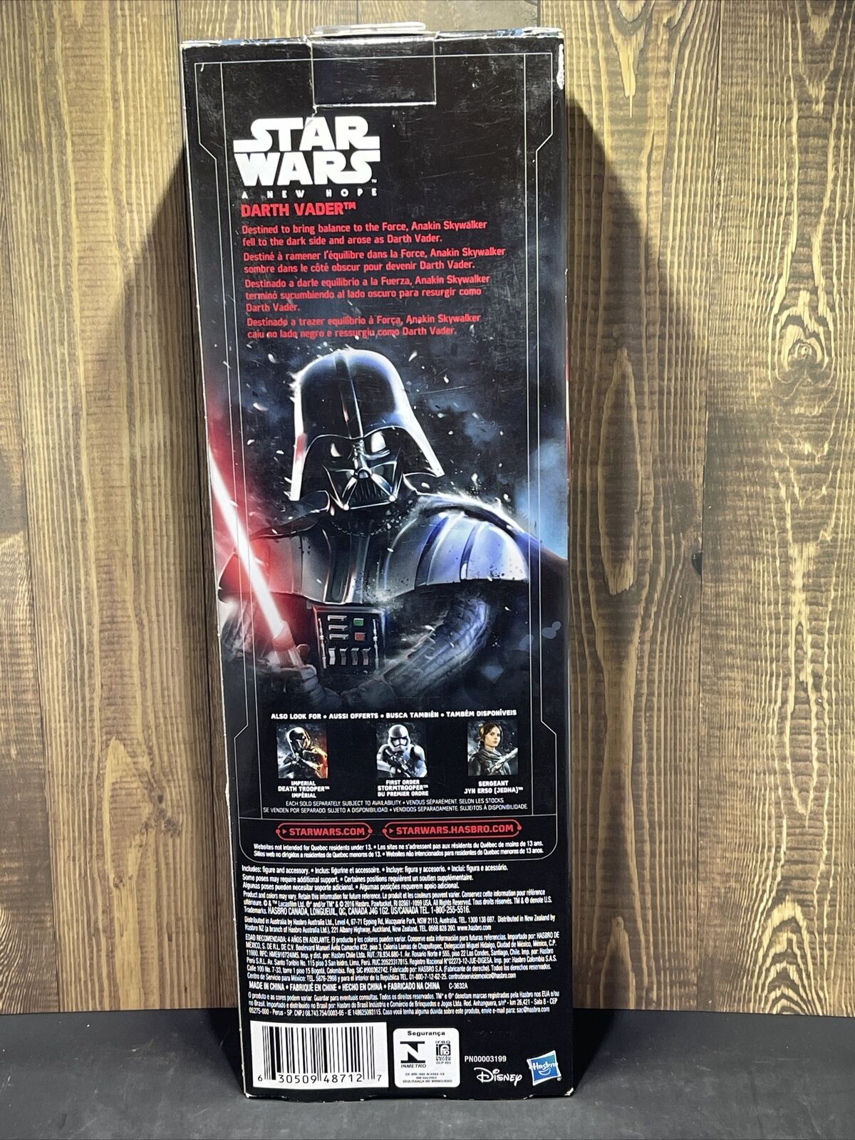 Hasbro Star Wars Hero Series Darth Vader Toy 12-inch Scale Action Figure Hasbro E4049 - фотография #2