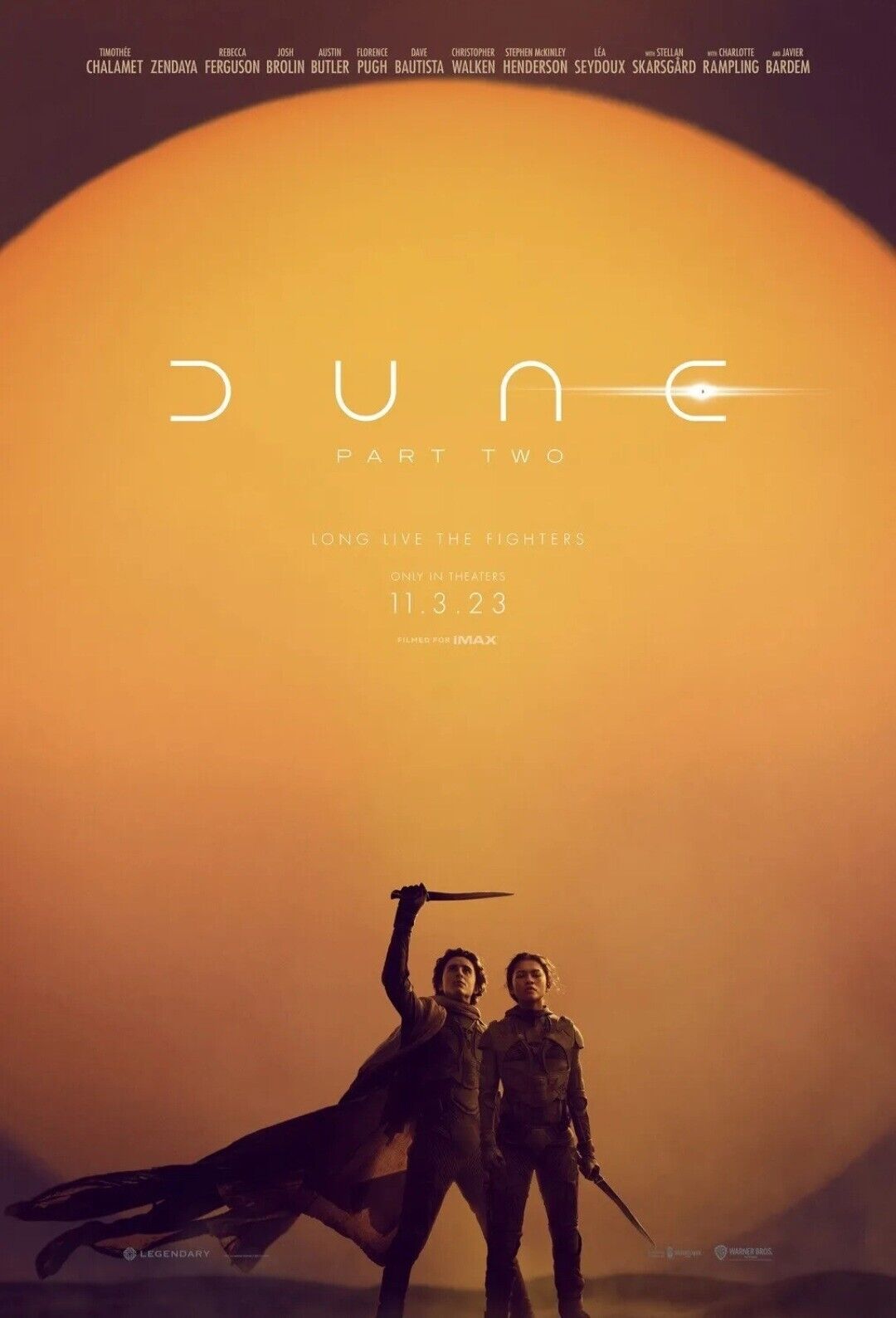 Dune: Part 2 Original Movie Posters 27x40 DS - Timothée Chalamet, Zendaya Без бренда