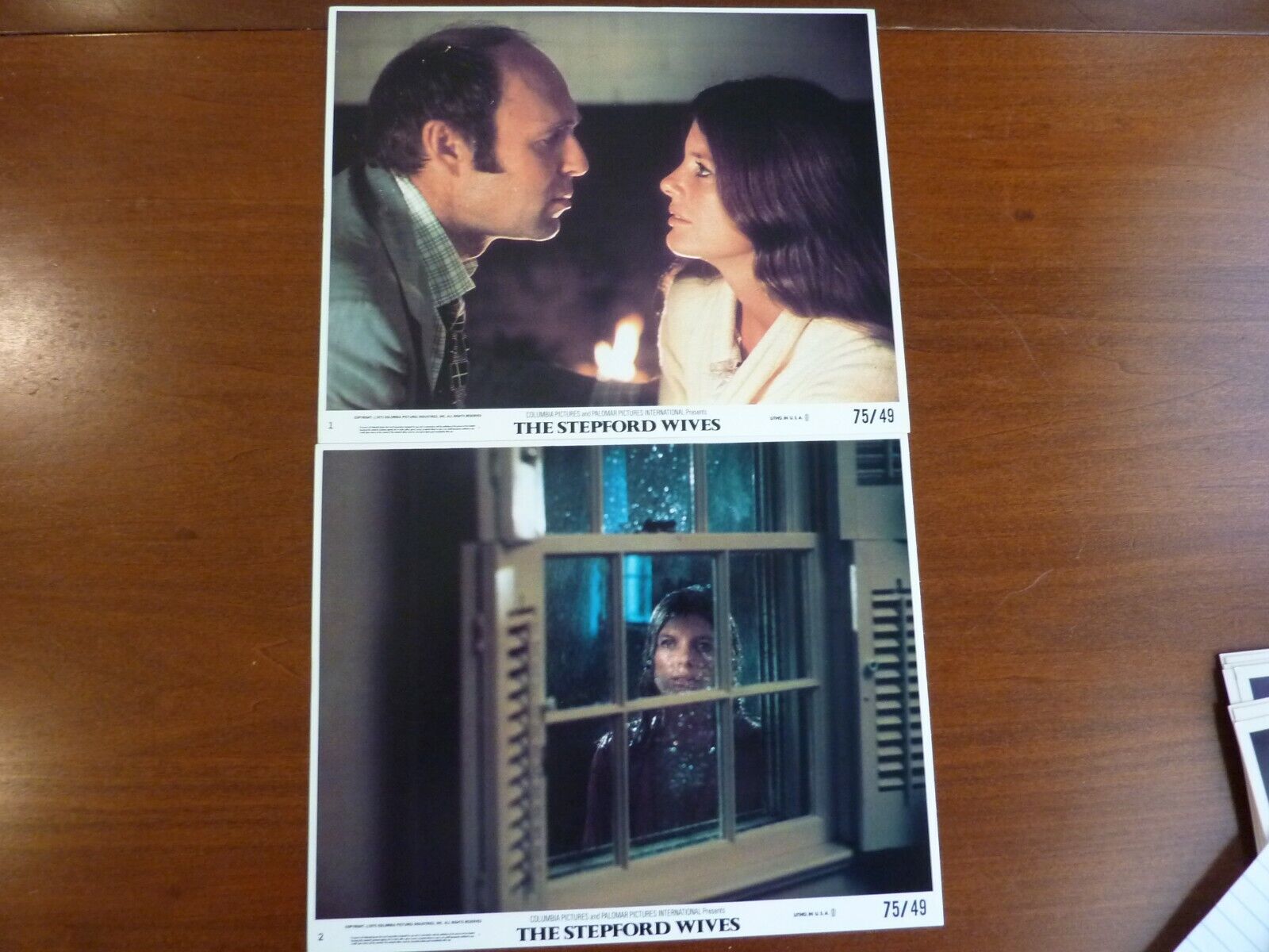 ORIGINAL "STEPFORD WIVES" MINI LOBBY CARDS (SET OF 8 - 8" X 10") FROM 1975 Без бренда