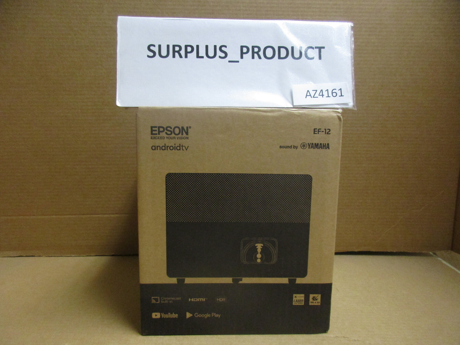 EPSON EPIQVISION MINI EF12 STREAMING LASER PROJECTOR, V11HA14020, NEW IN BOX Epson V11HA14020