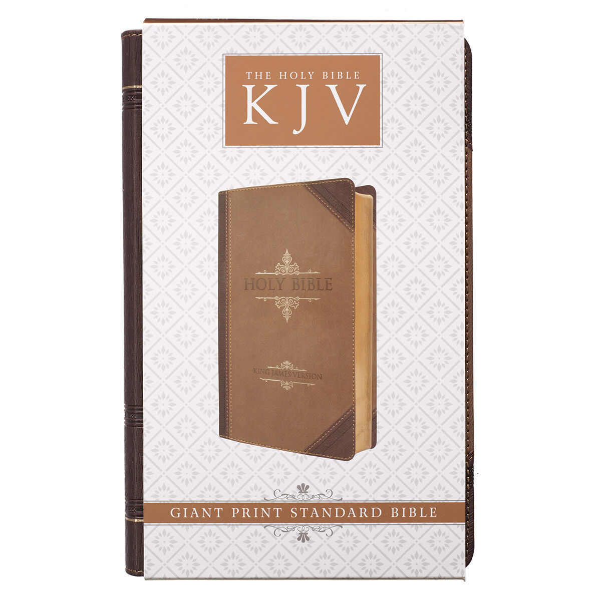 KJV Holy Bible King James Version Brown Large Print Red Letter Без бренда - фотография #6