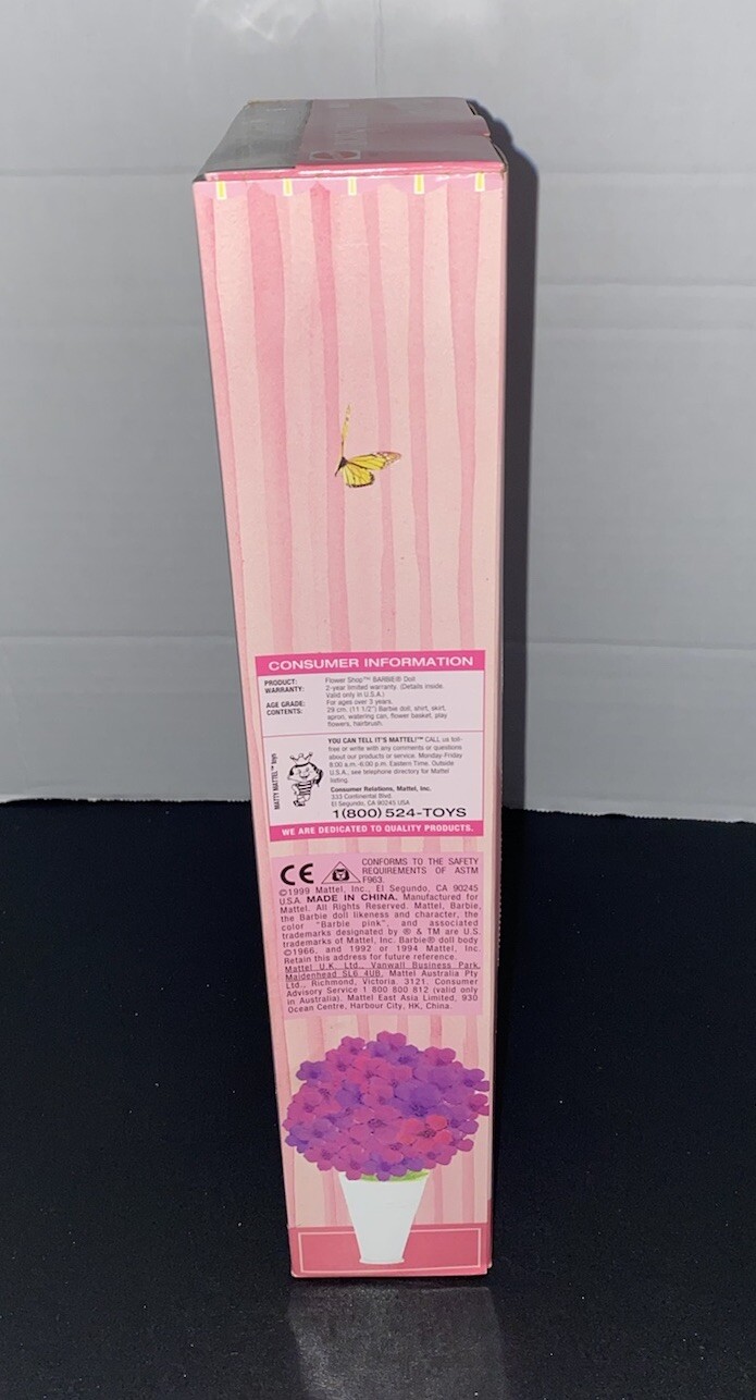 Rare Vintage Mattel 1998 Flower Shop Barbie - Blonde Doll -  New In Box Mattel - фотография #7