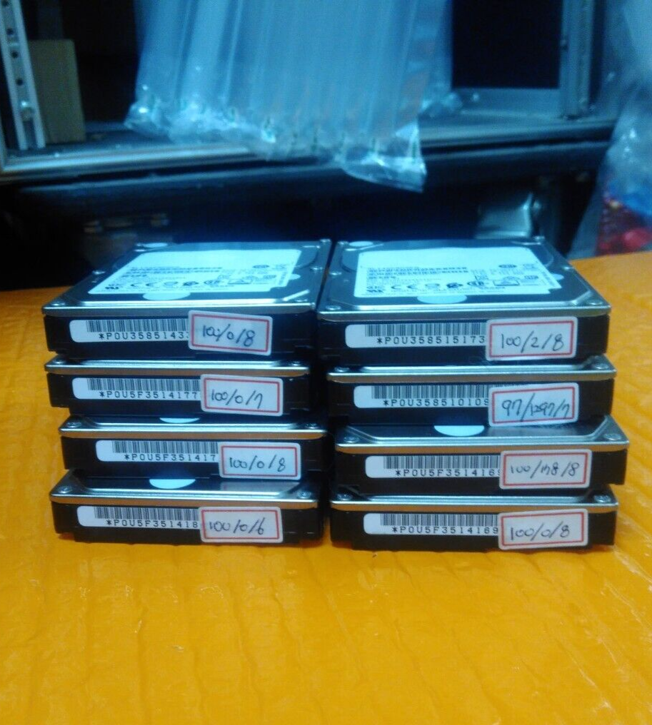 Lot 8pcs TOSHIBA AL14SEB09EQ, 900 SAS/12g 2.5in 10K 512b/sec from NetApp. Seagate AL14SEB09EQ - фотография #6