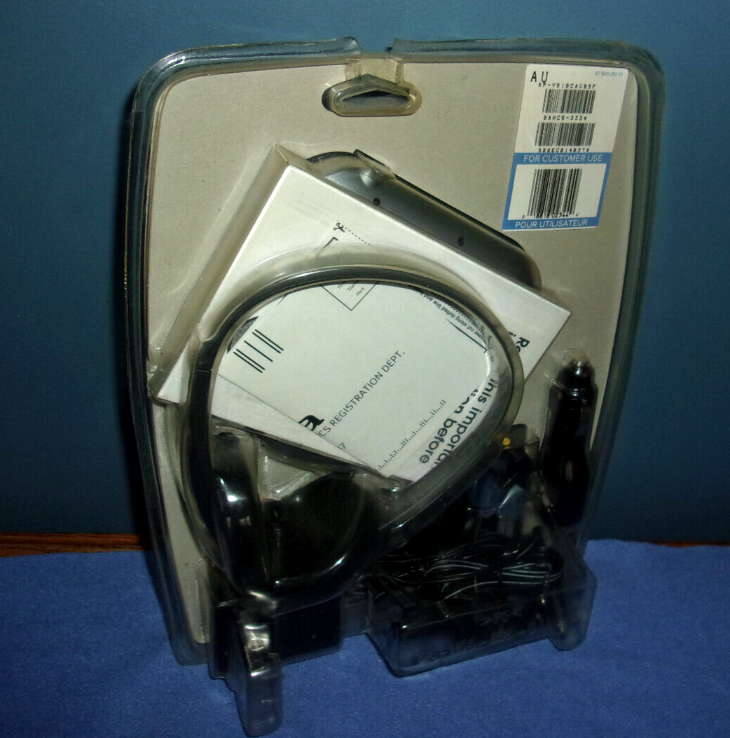 VINTAGE AIWA EASS PLUS PORTABLE CD PLAYER W/ CAR KIT  XP-V516C - SEALED NOS Aiwa XP-V516C - фотография #4