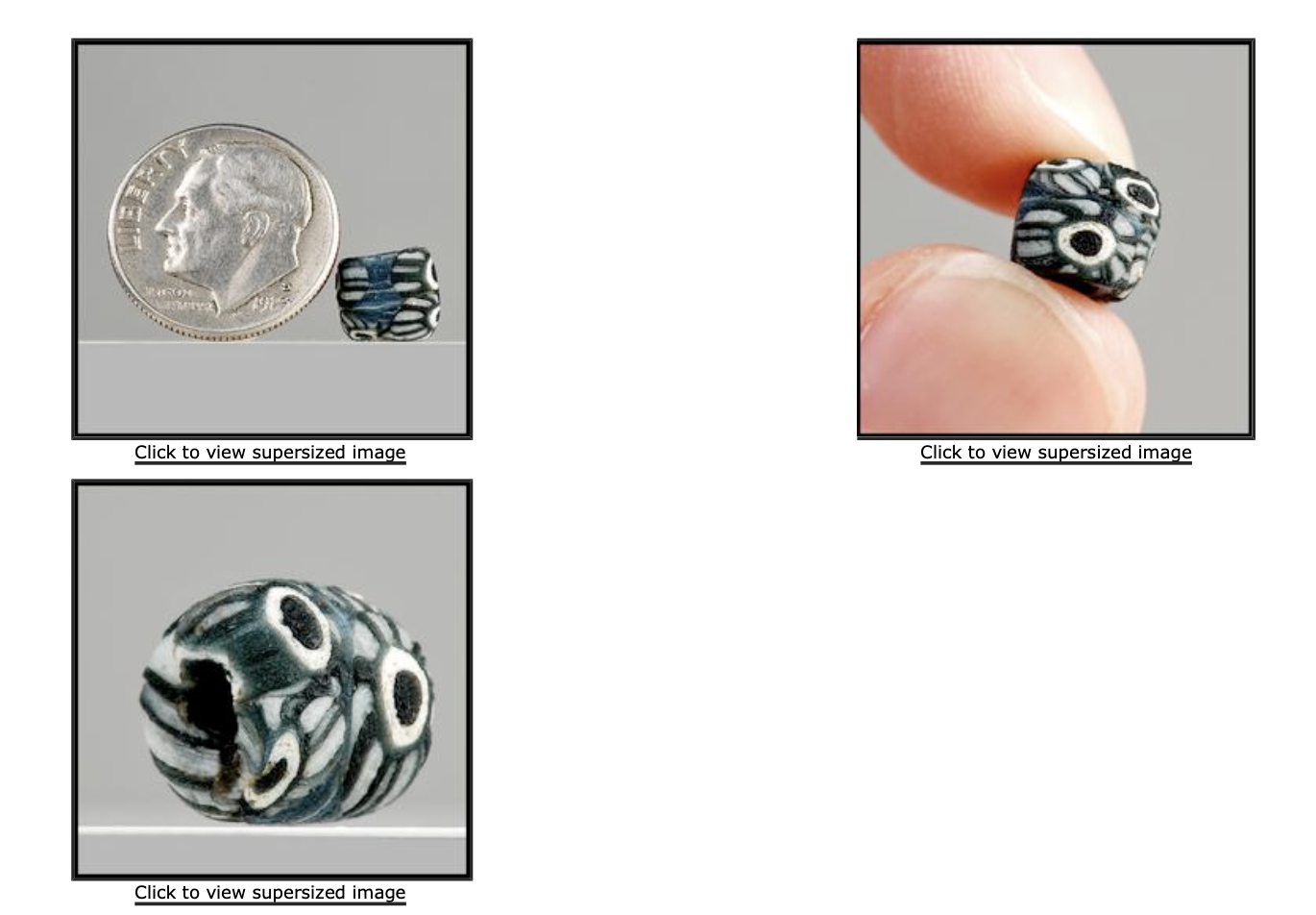 Ancient Islamic Glass Bead Group of 18 Small Beads Без бренда - фотография #12