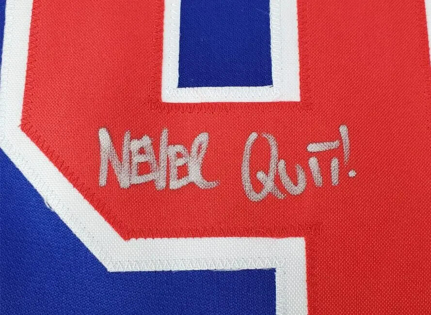 Robert O’Neill Signed New York Rangers 911 Never Forget Jersey "Never Quit"(PSA) Без бренда - фотография #4