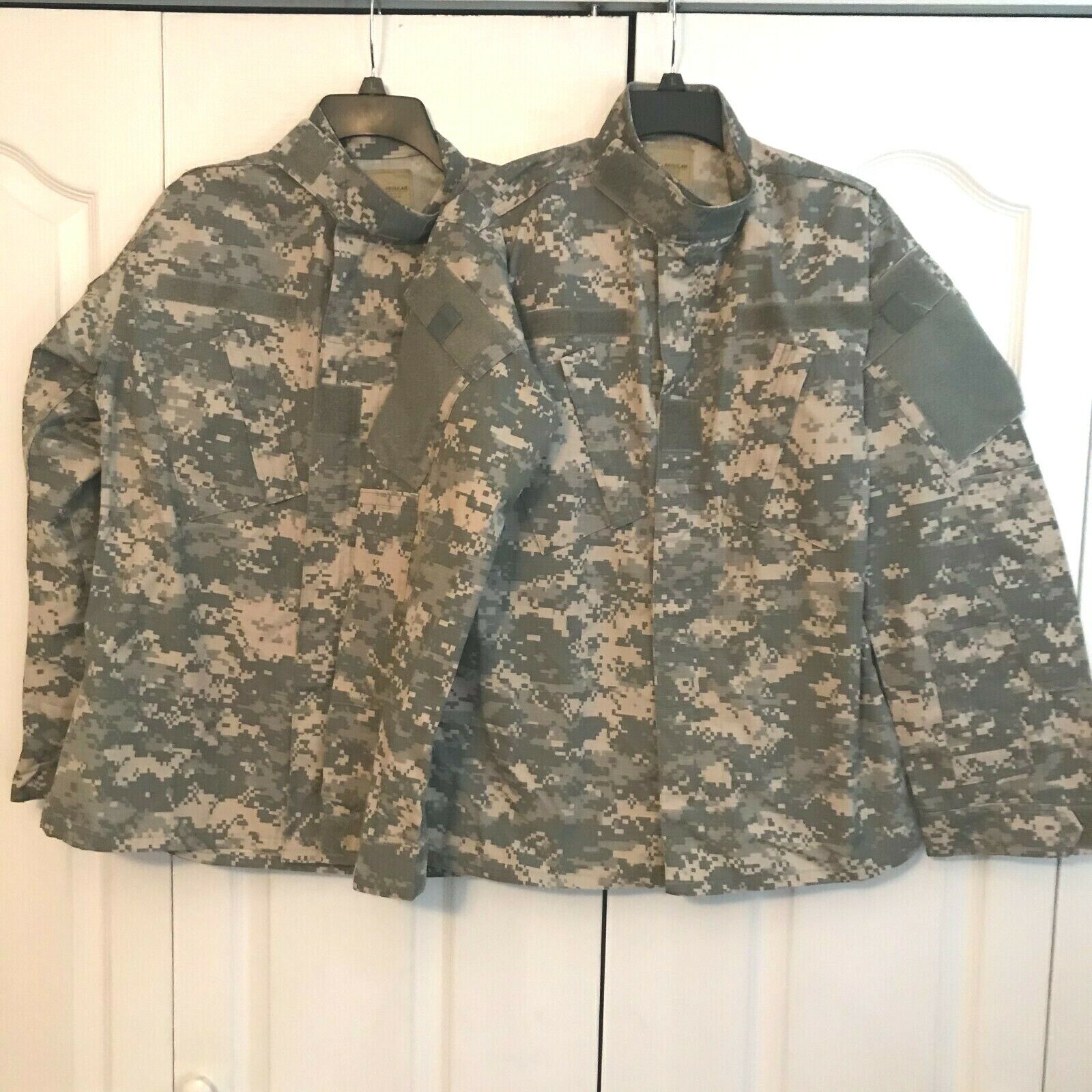 TWO!!   Army ACU Digital Military Combat Uniform Shirt Jacket Coat *** Small Reg Без бренда