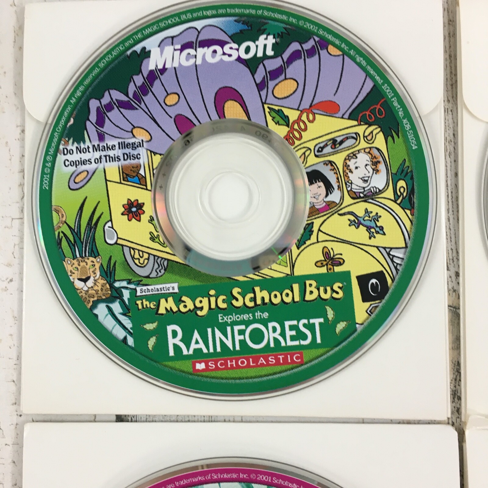 Scholastic The Magic School Bus 4 Game Lot PC CD-ROM Solar Earth Bugs Dinosaurs Scholastic 23456 - фотография #4
