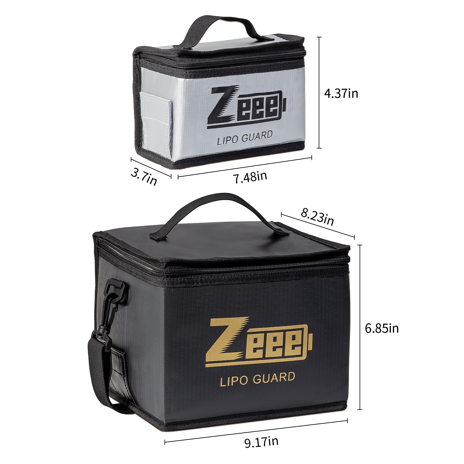 2x Zeee Lipo Battery Safe Guard Fireproof Explosionproof Bag Charge & Storage  ZEEE NOT SPECIFIED - фотография #2