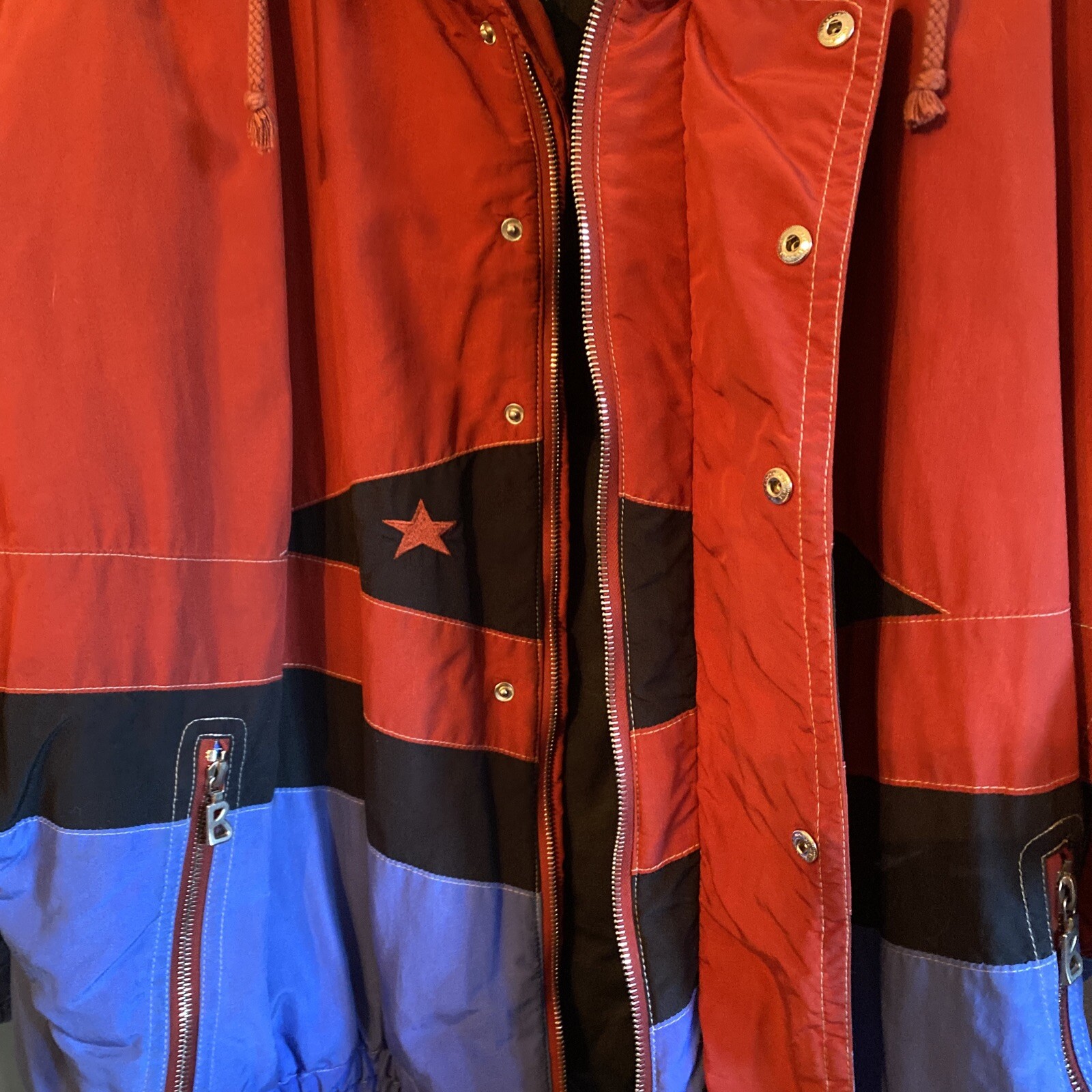 Bogner Mens Ski Jacket Rust Blue and Black size 40 Bogner - фотография #8