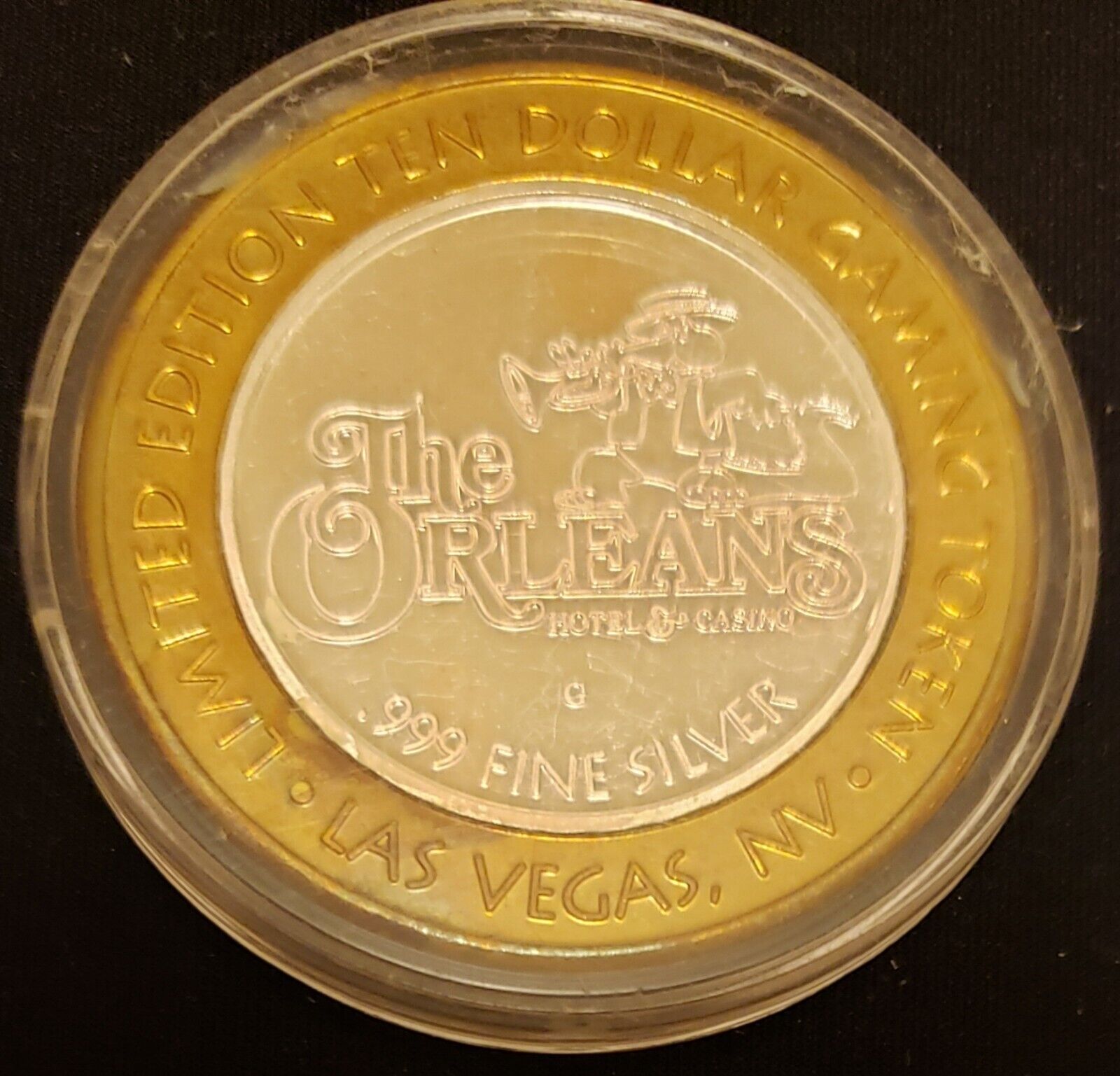 The Orleans Casino $10 Gaming Token Limited Edition/.999 Fine Silver  Без бренда