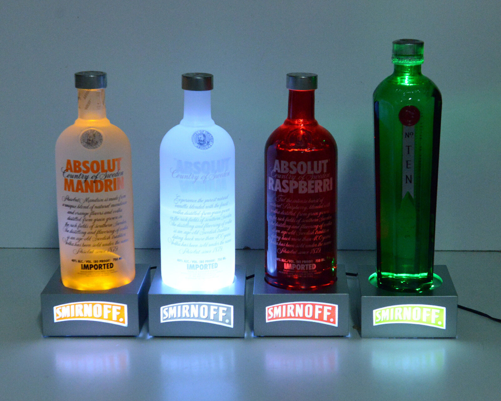 Smirnoff Bar Glorifier led lighting colors bar pub man cave vodka  Без бренда