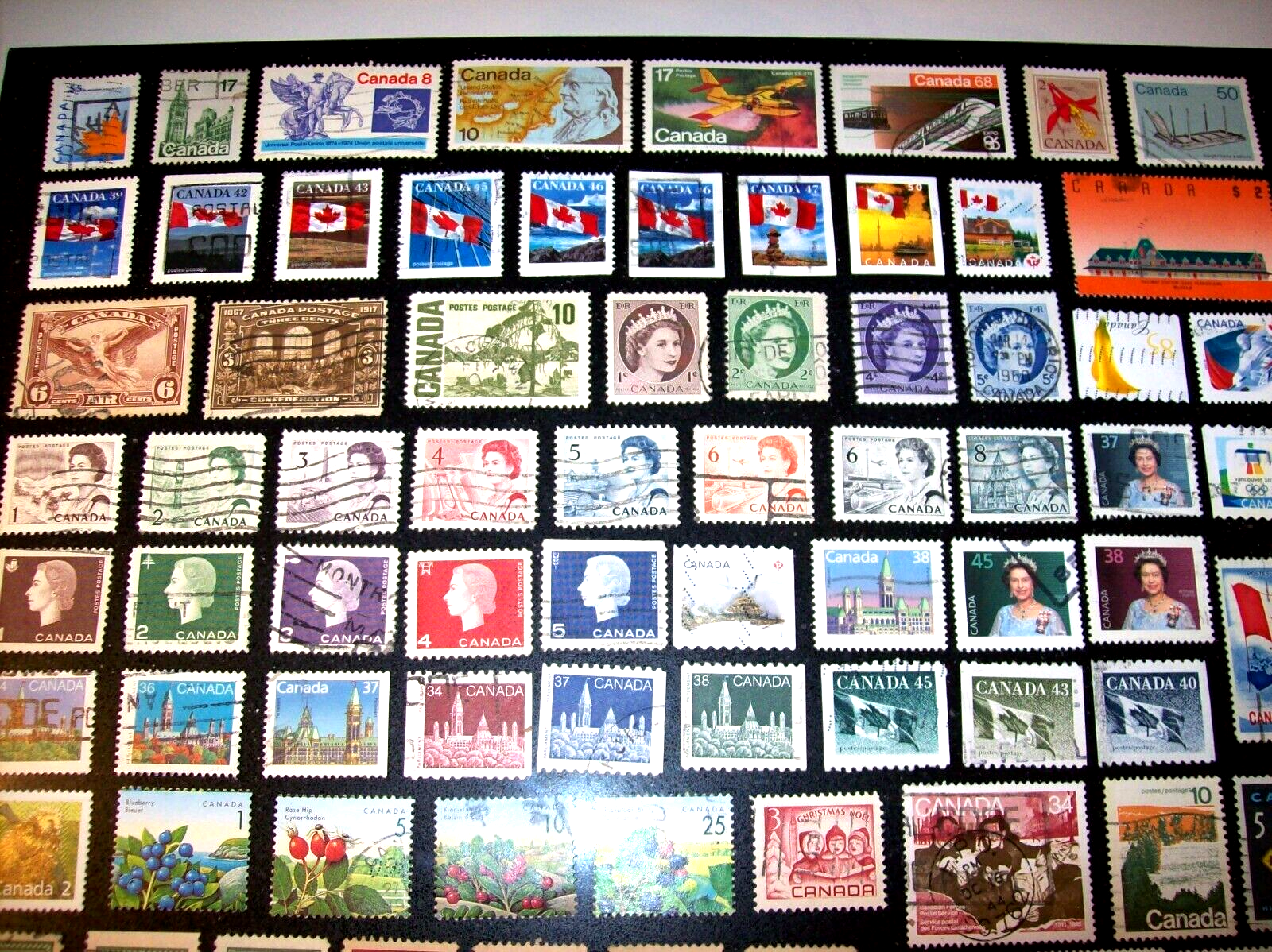 CANADA Stamps Mixed Lot of 91 All Different Never Hinged O P (Free Shipping) Без бренда - фотография #3