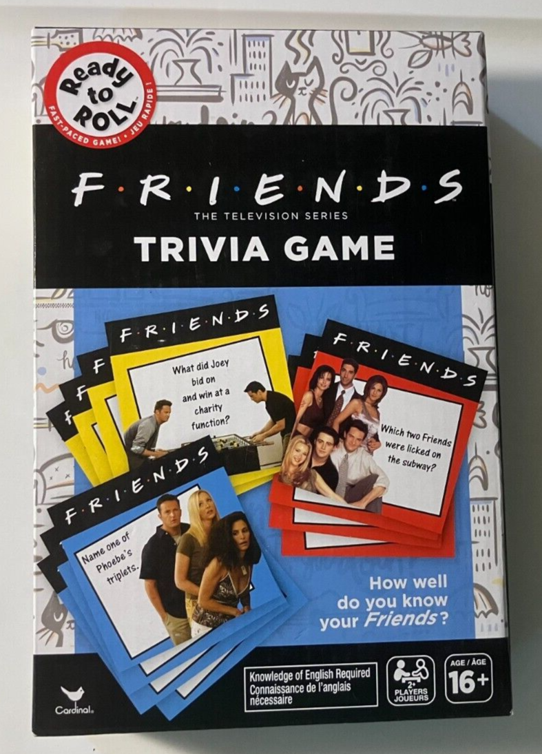 Cardinal Games Friends TV Show - Ready to Roll Trivia & Spin Master Trivia Game Cardinal Games & Spin Master Cardinal Games 6055428 - фотография #2