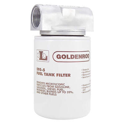 GOLDENROD 595 Fuel Filter,4 x 7-1/2 In Goldenrod 595