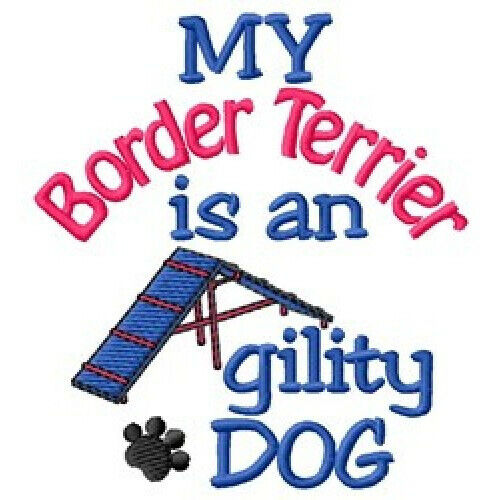 My Border Terrier is An Agility Dog Ladies T-Shirt - DC1940L Size S - XXL Без бренда