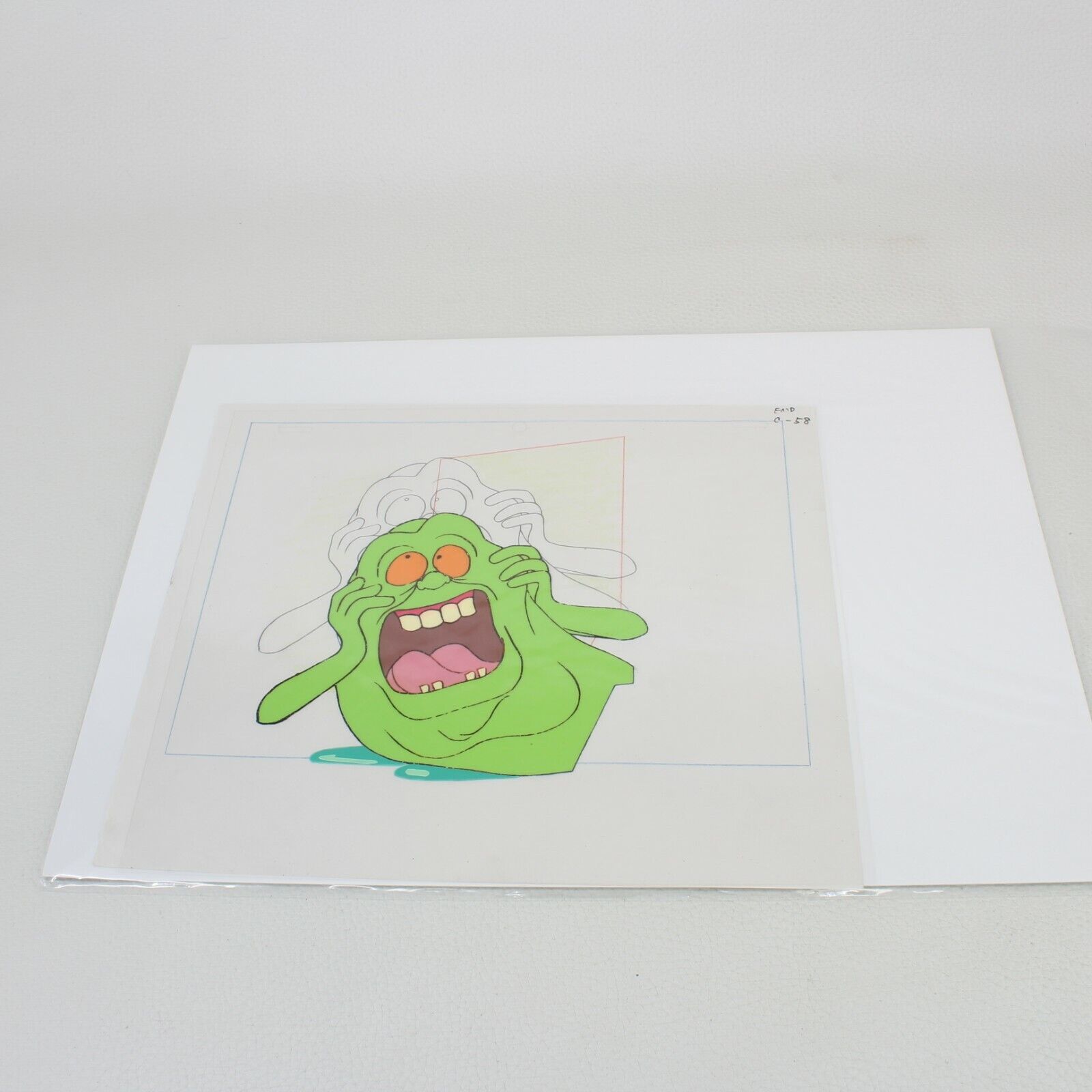 SLIMER FROM THE REAL GHOSTBUSTERS ANIMATION CEL LOT OF THREE CELS W/COA Без бренда - фотография #2