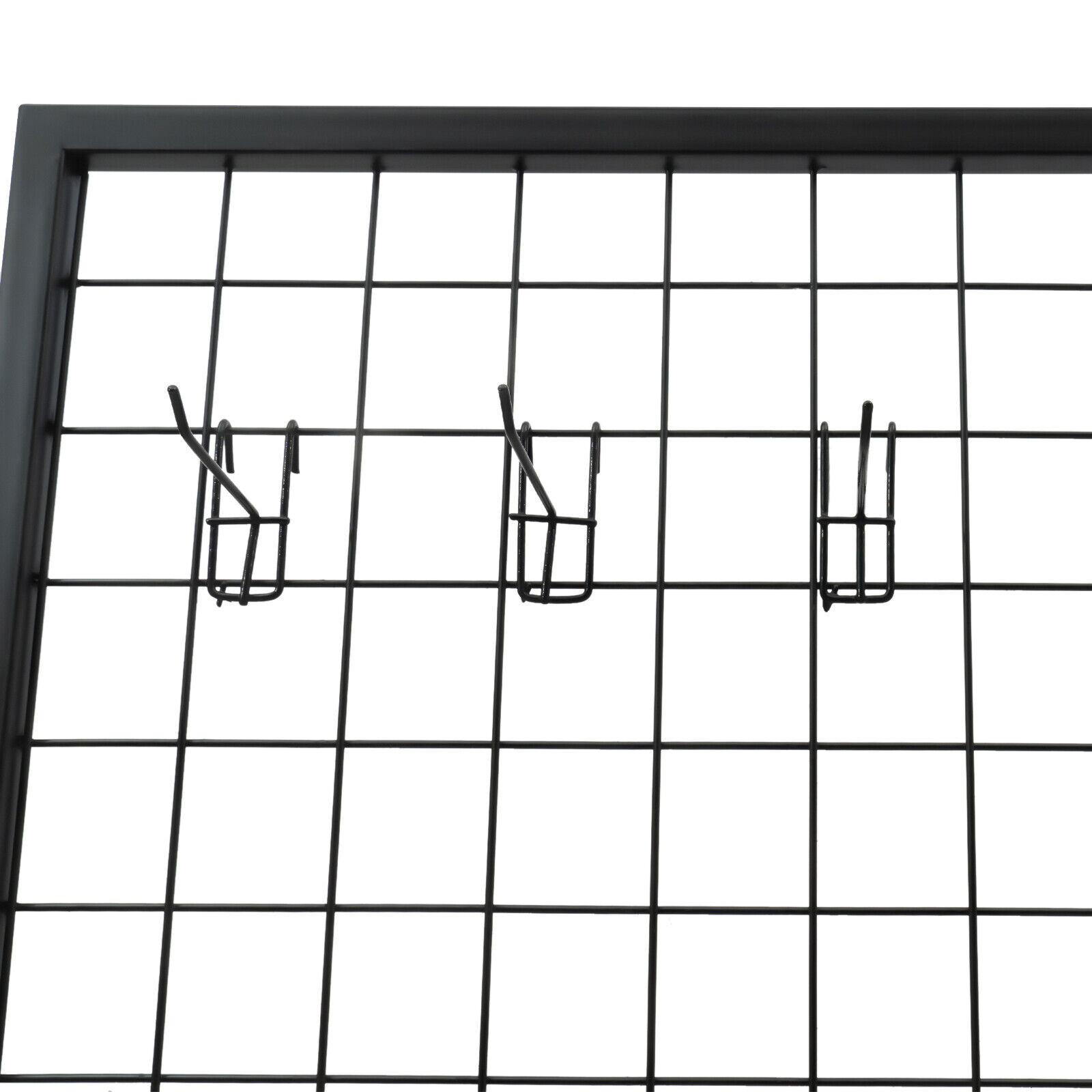2*2 Inch Foldable Wire Grid Panel Display Rack With 10 Hooks For Craft Art Show N/A N/A - фотография #9