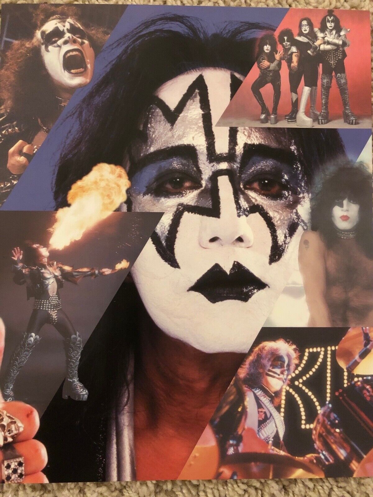 KISS individual photo signed by Gene Simmons and Paul Stanle (4 pictures) JSA Без бренда - фотография #5