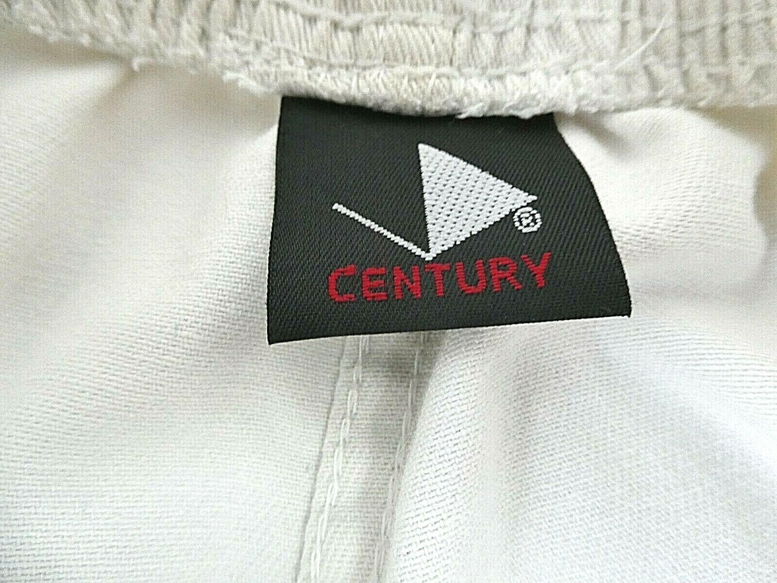 Century Martial Arts Uniform Size 4 Top Pants 3 Belts Adult Medium Century Uniform - фотография #5