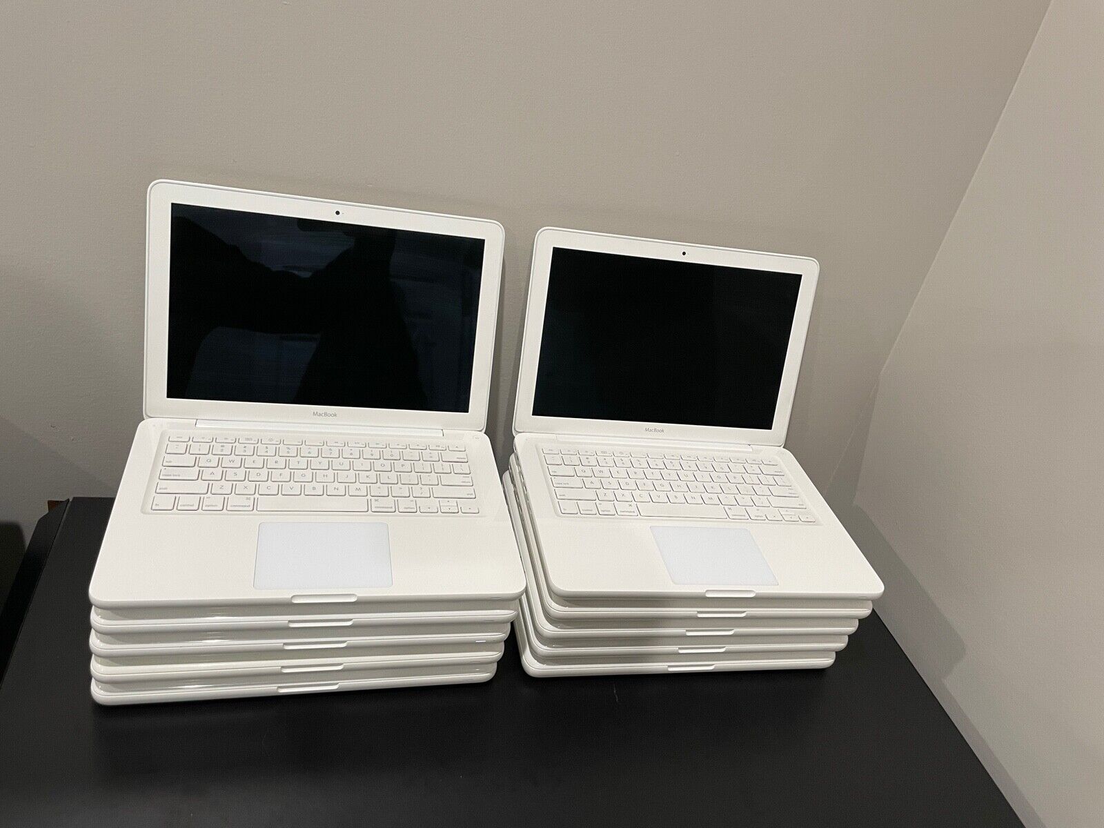 LOT OF 10 Apple MacBook 2.26GHz C2D 2GB RAM 250GB HDD macOS High Sierra NO BATT Apple A1342