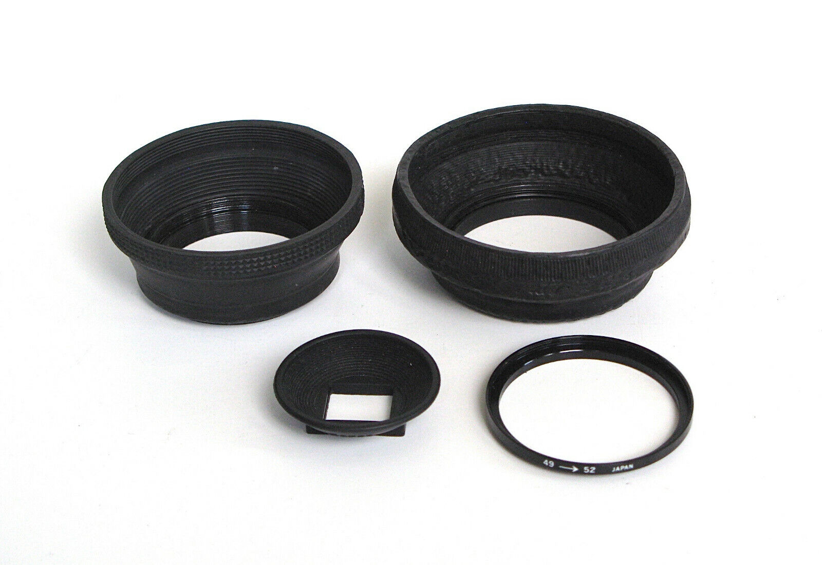 Canon 35mm Camera Eyecup, 49-52 Step-Up Ring, 52mm & 58mm Lens Hoods Canon, Unbranded