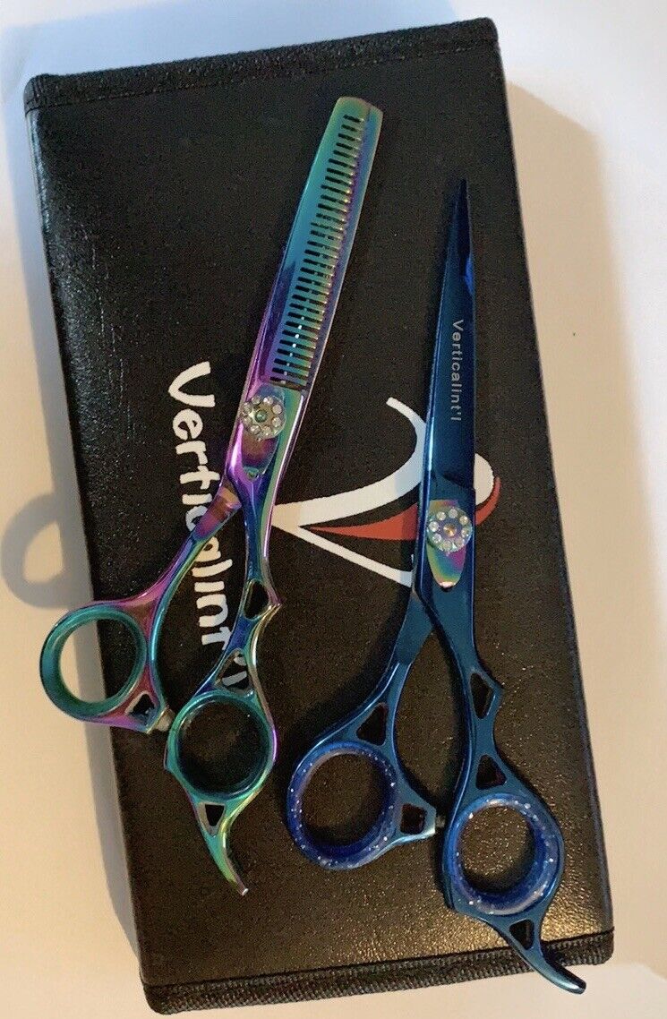 NEW PROFESSIONAL JAPANESE HAIR CUTTING+THINNING SCISSORS BARBER SHEARS SET vertical int Does Not Apply