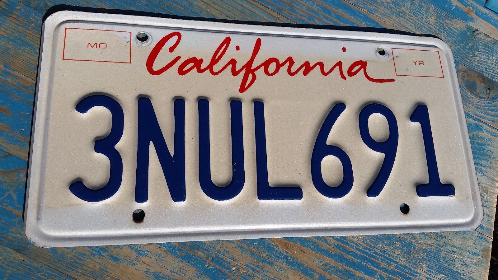 3 Vintage 1990's CALIFORNIA License Plates (Pre-owned) See Photos Без бренда - фотография #3