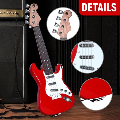 JING SHOW BUSSINESS 16 Inch Guitar Toy for Kids, 4 Strings Electric Guitar Mu... JING SHOW BUSSINESS 8821 - фотография #6