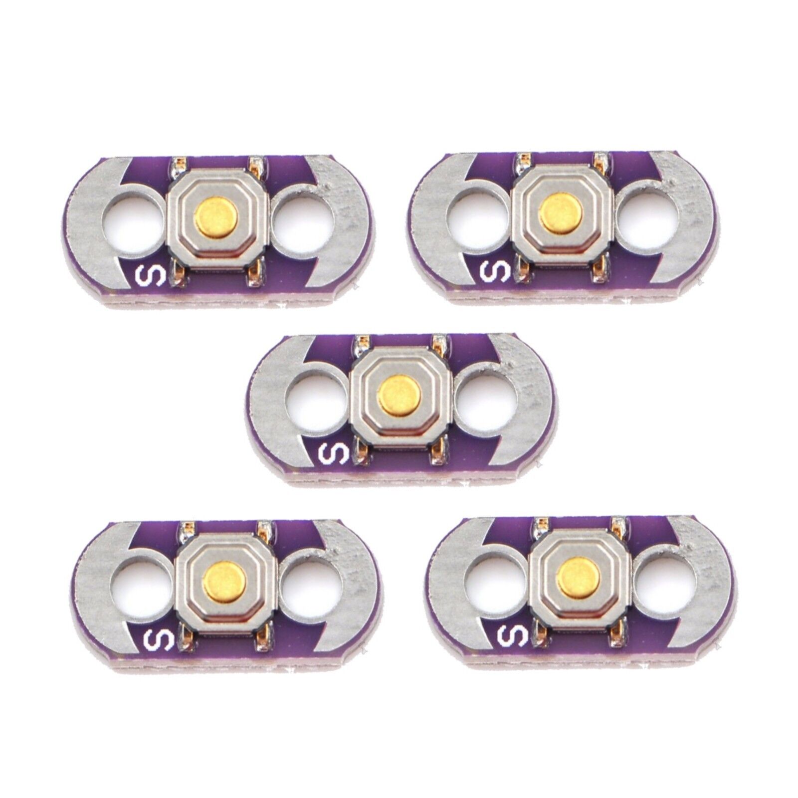 5 x LilyPad Sewabe Button Board module for Arduino top MakerUSA Does Not Apply